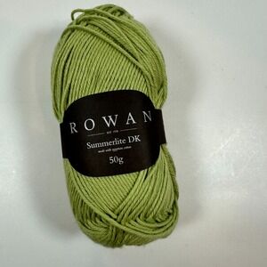 Rowan Summerlite DK 4Ply Yarn Green Pear #463 1 Ball 142 Yards Cotton